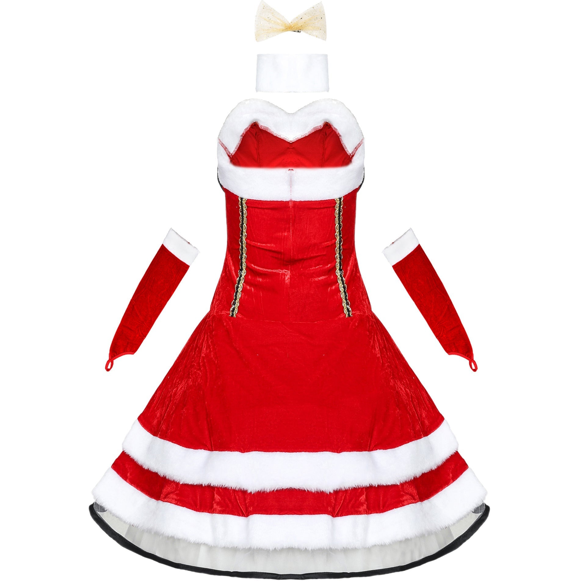 New Arrival: Halloweez Sexy Christmas Outfit - Perfect for New Year's Celebrations and Stage Performances - Halloweez