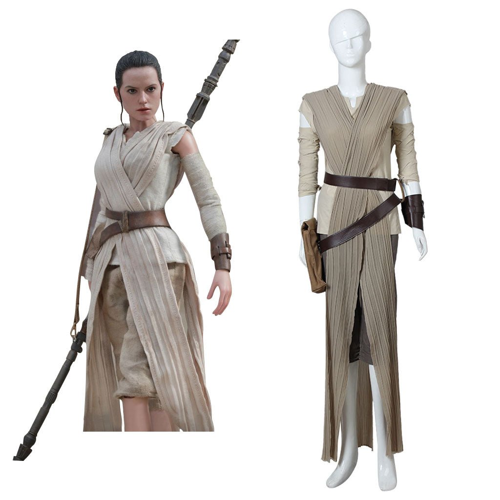 New Star Wars The Force Awakens Rey Cosplay Costume Plus Size | Movie and TV Series Cosplay | Coscomos - Coscosmos