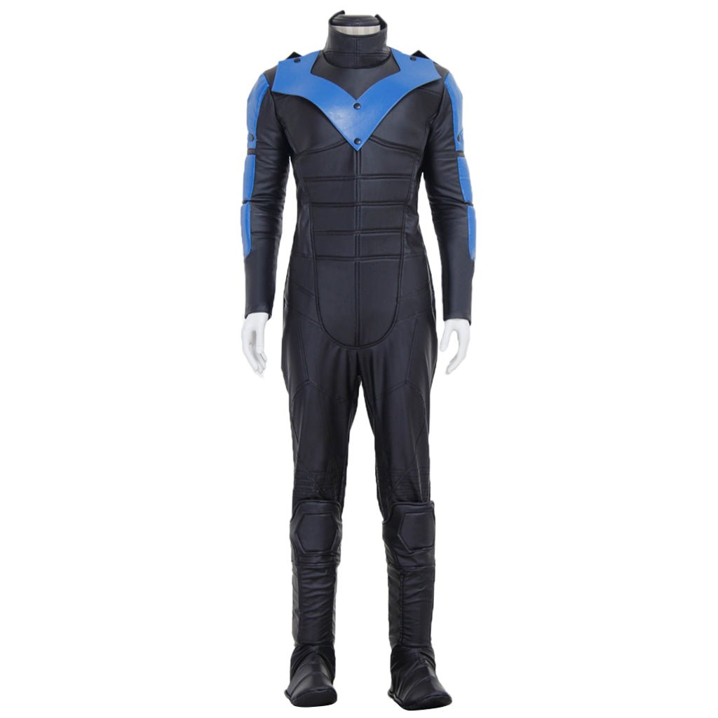 Halloweez Nightwing Cosplay Men's Deluxe Halloween Costume - Superhero Bodysuit for Ultimate Fans - Halloweez