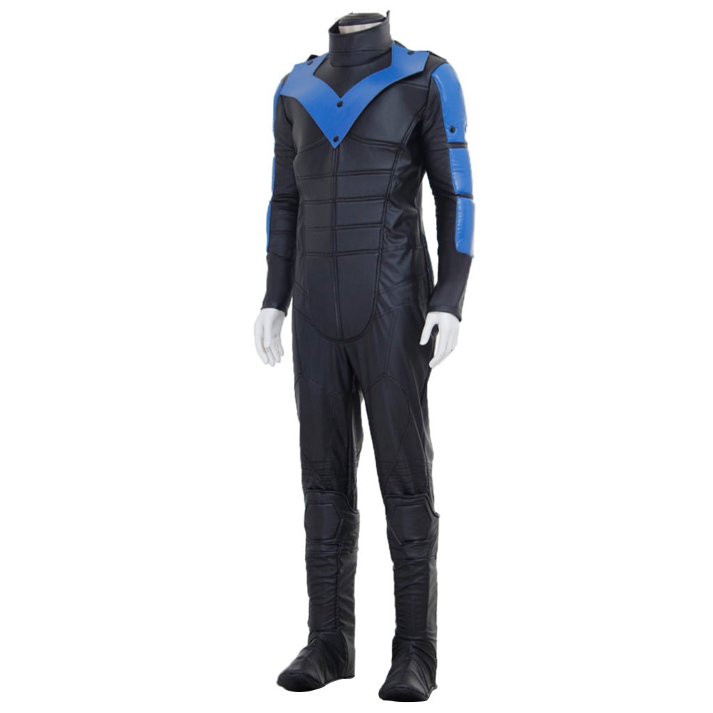 Halloweez Nightwing Cosplay Men's Deluxe Halloween Costume - Superhero Bodysuit for Ultimate Fans - Halloweez