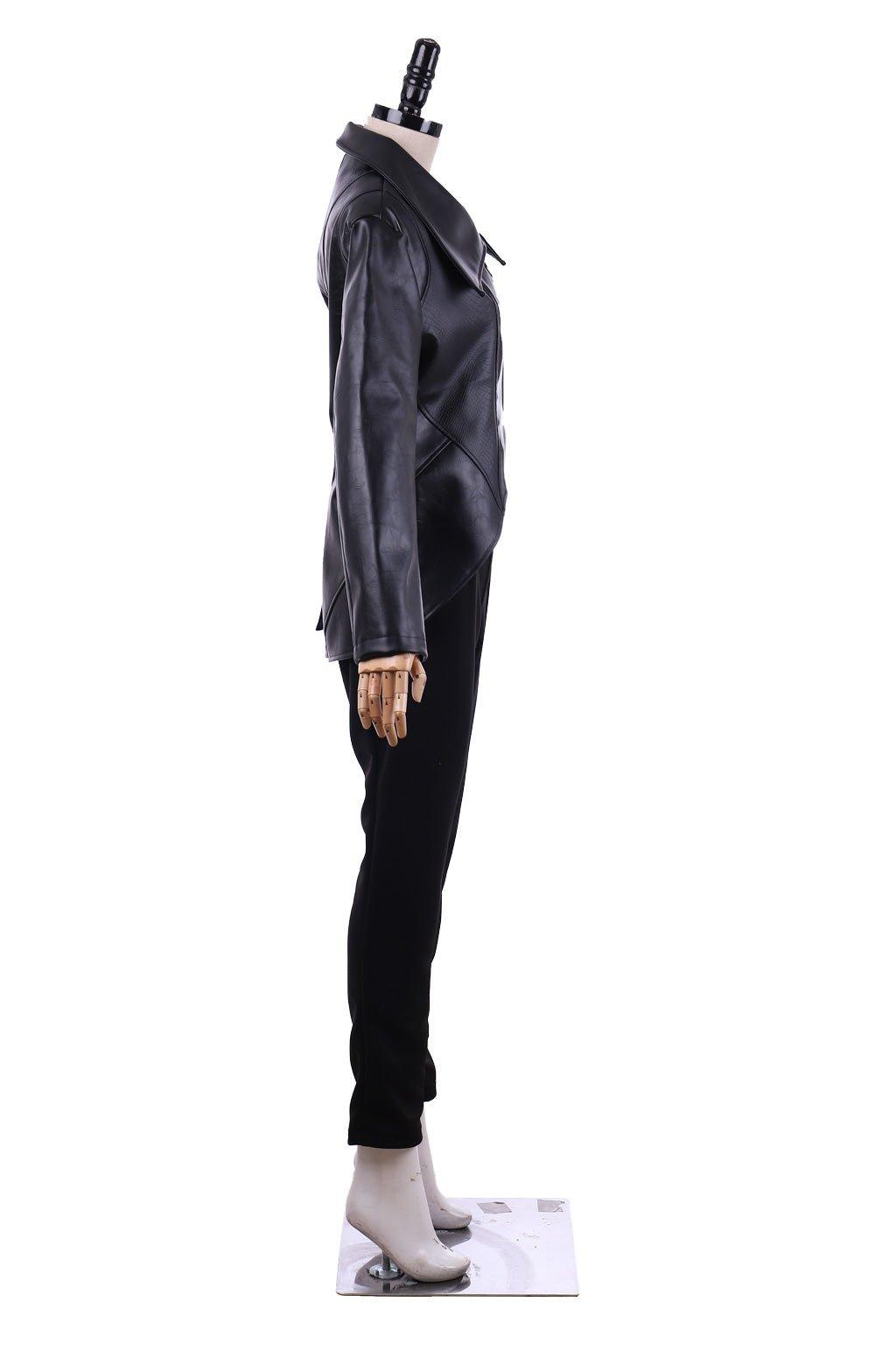 Once Upon a Time Emma Swan Cosplay Costume | Black Jacket & Pants | Halloween Cool Girl Outfit - Coscosmos