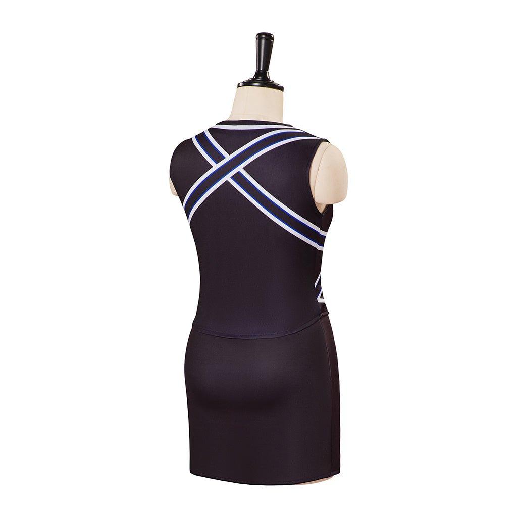 Halloweez Cheerleader Costume | Women's High School Uniform Dress | Tank Top & Skirt for Halloween - Halloweez