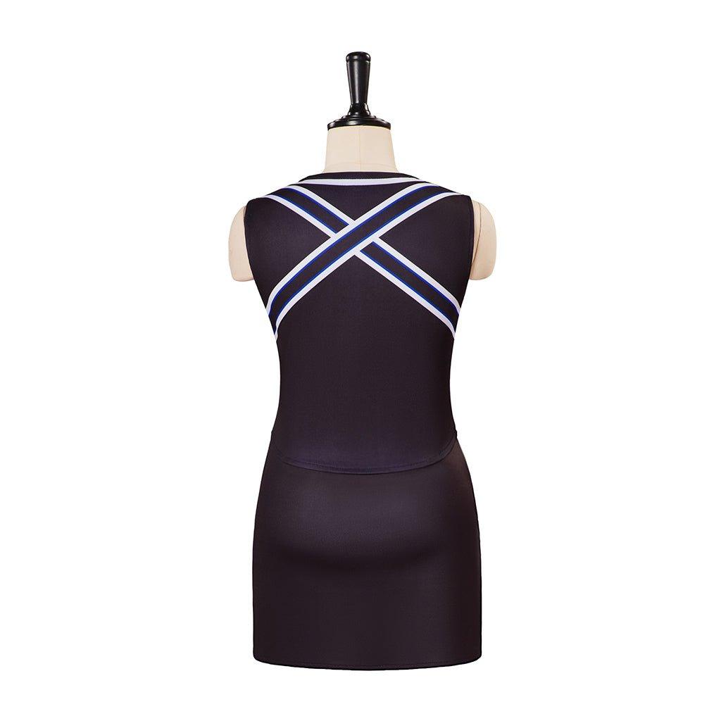 Halloweez Cheerleader Costume | Women's High School Uniform Dress | Tank Top & Skirt for Halloween - Halloweez