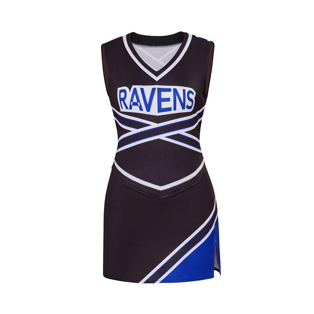 Halloweez Cheerleader Costume | Women's High School Uniform Dress | Tank Top & Skirt for Halloween - Halloweez