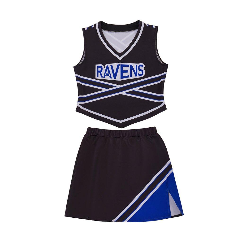 Halloweez Cheerleader Costume | Women's High School Uniform Dress | Tank Top & Skirt for Halloween - Halloweez