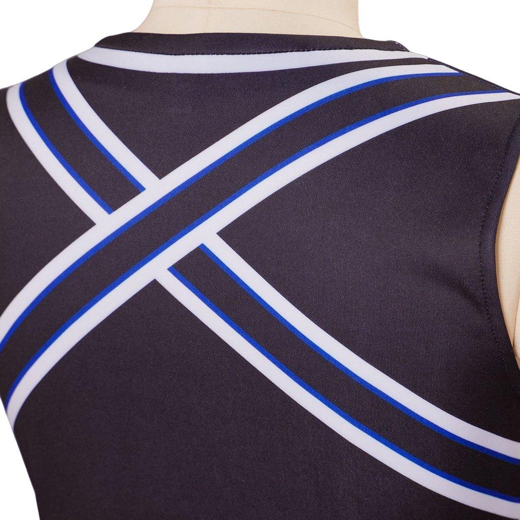 Halloweez Cheerleader Costume | Women's High School Uniform Dress | Tank Top & Skirt for Halloween - Halloweez