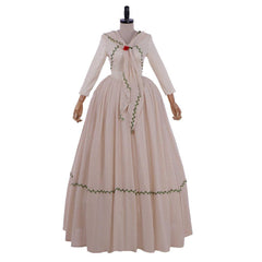 Halloweez Brianna MacKenzie Wedding Dress Cosplay Costume | Elegant Victorian Colonial Gown for Women - Halloweez