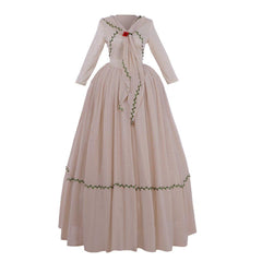 Halloweez Brianna MacKenzie Wedding Dress Cosplay Costume | Elegant Victorian Colonial Gown for Women - Halloweez