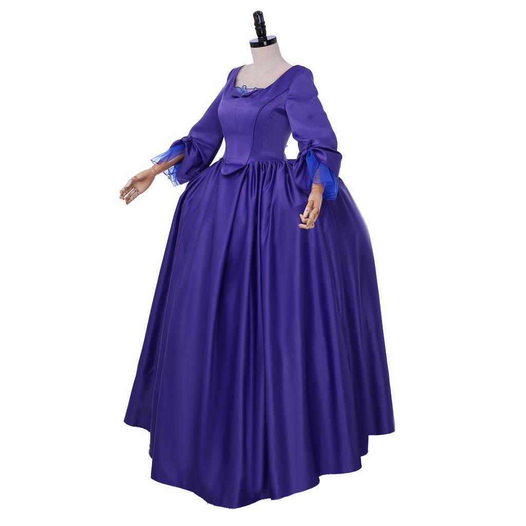 Outlander Claire Violet - Blue Costume | Medieval Ball Gown Cosplay for Halloween, Carnival & Historical Events - Coscosmos