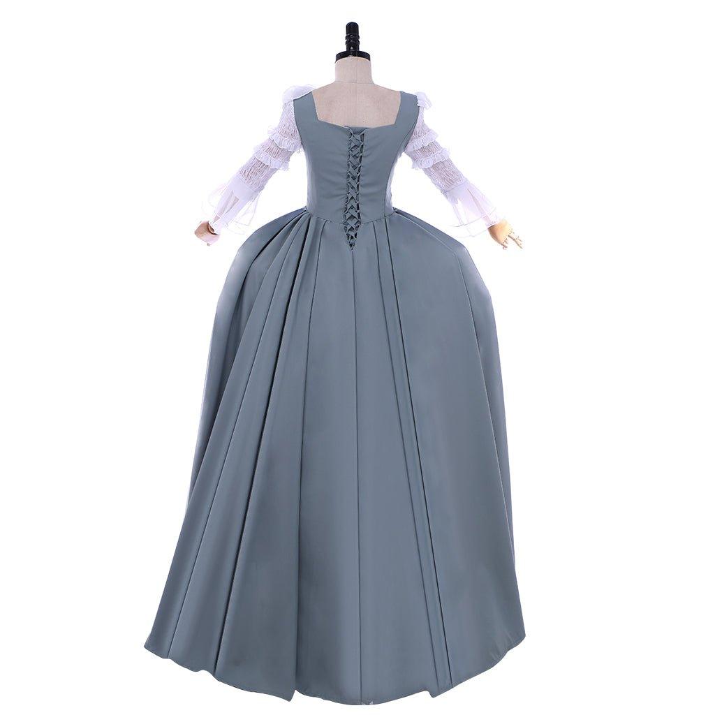 Outlander Claire Wedding Dress Cosplay Costume | 18th Century Colonial Ball Gown Plus Size Custom - Coscosmos