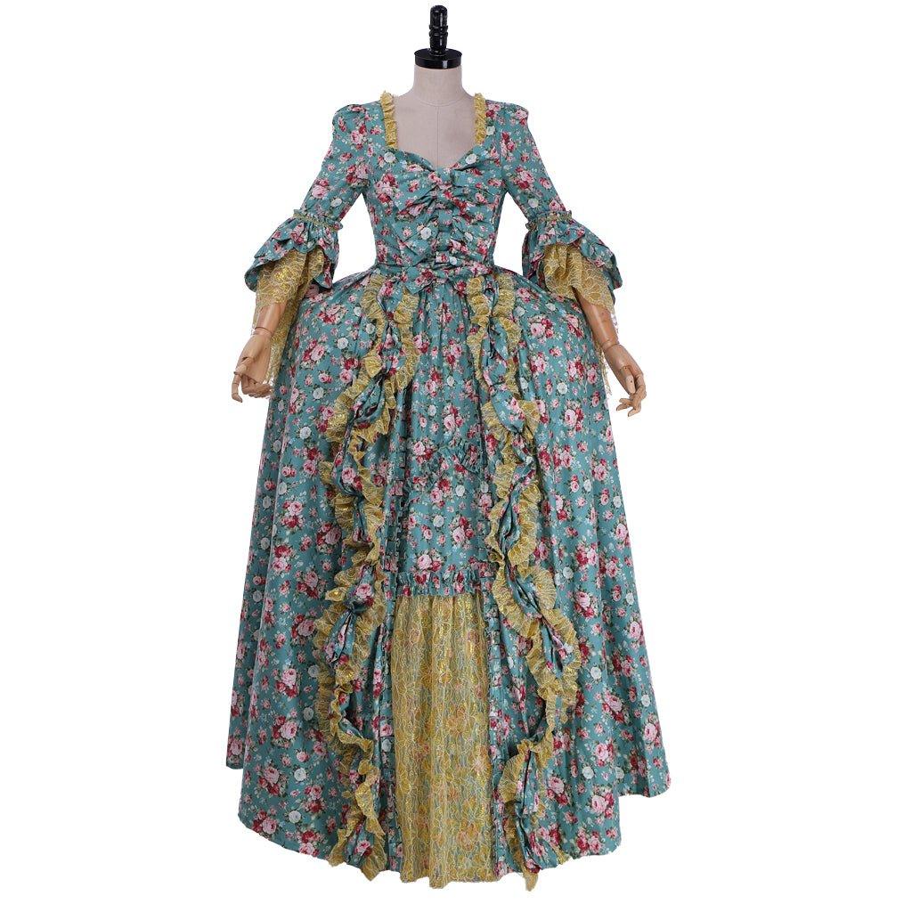 Outlander Cosplay Louise 18th Century Victorian Rococo Dress | Marie Antoinette Duchess Wedding Costume - Coscosmos