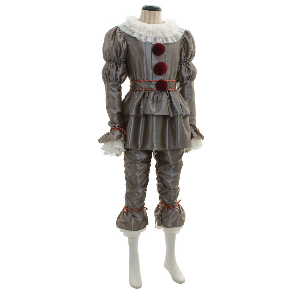 Pennywise The Dancing Clown Cosplay Costume - Movie It Chapter Two Stephen King Horror Fancy Dress for Adults - Coscosmos