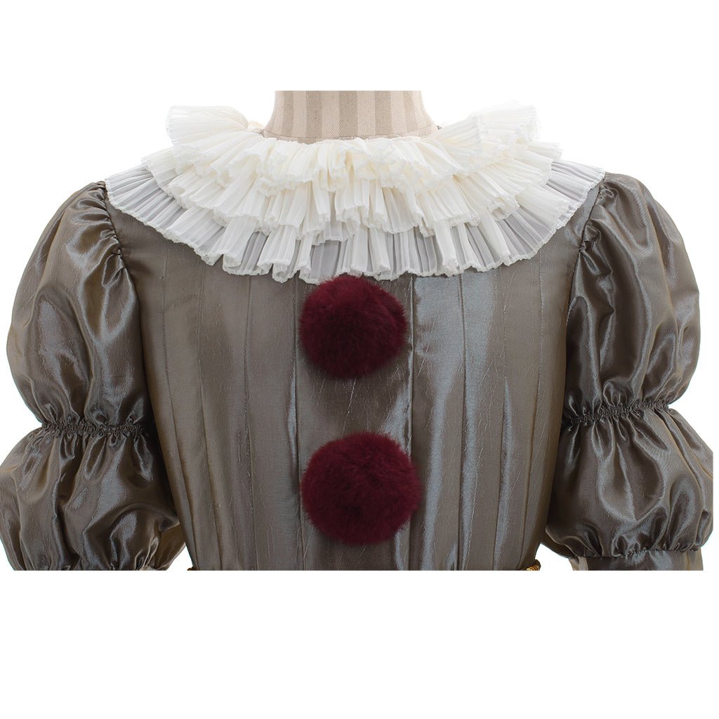 Pennywise The Dancing Clown Cosplay Costume - Movie It Chapter Two Stephen King Horror Fancy Dress for Adults - Coscosmos