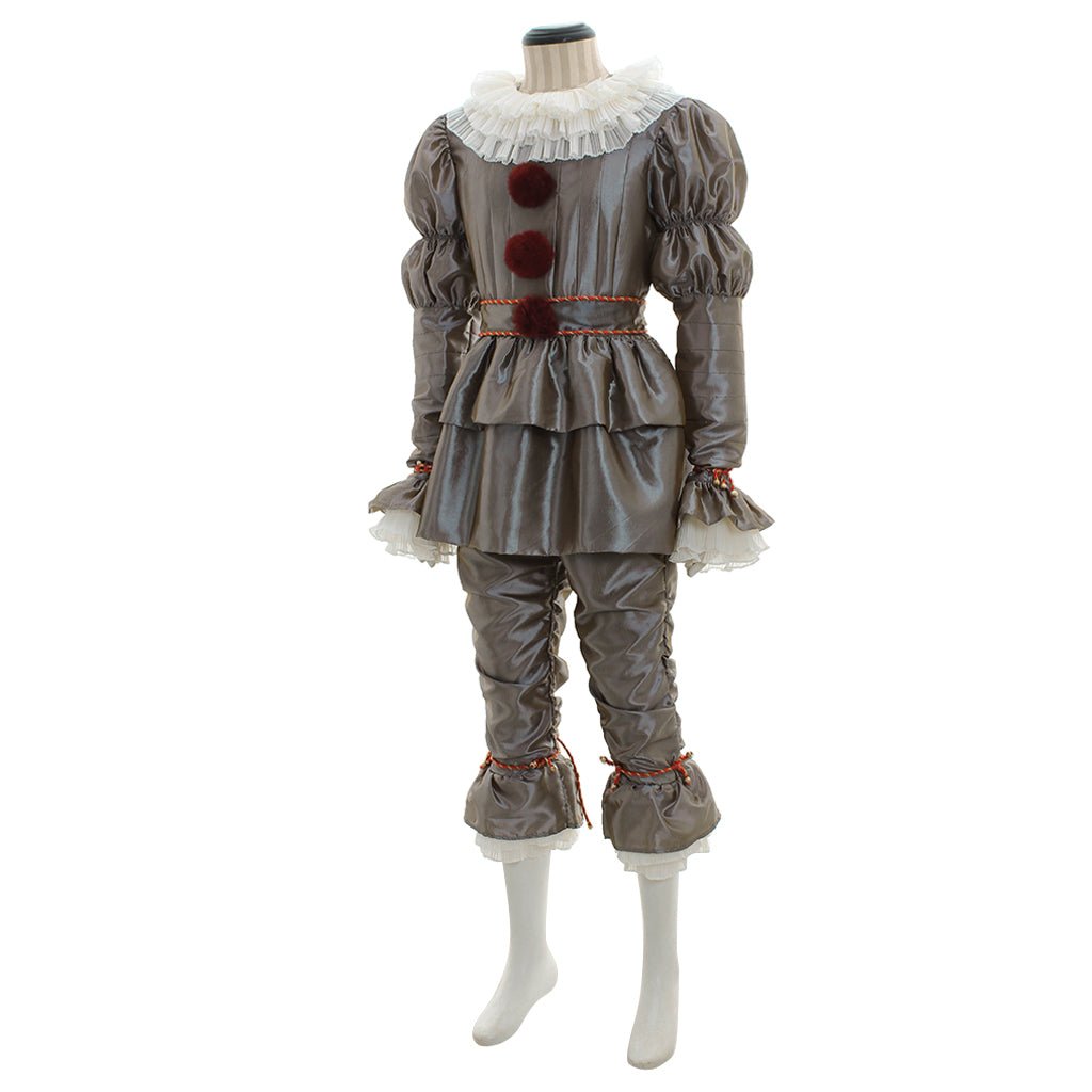 Pennywise The Dancing Clown Cosplay Costume - Movie It Chapter Two Stephen King Horror Fancy Dress for Adults - Coscosmos