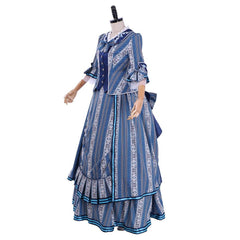 Phantom of The Opera Christine Daae Cosplay Costume | Blue Wishing Dress | Victorian Ball Gown for Cosplay & Performance - Coscosmos