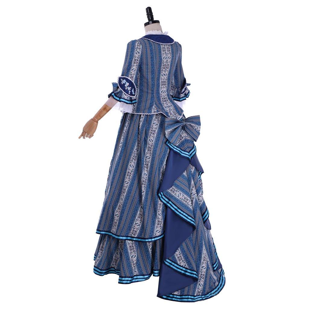 Phantom of The Opera Christine Daae Cosplay Costume | Blue Wishing Dress | Victorian Ball Gown for Cosplay & Performance - Coscosmos