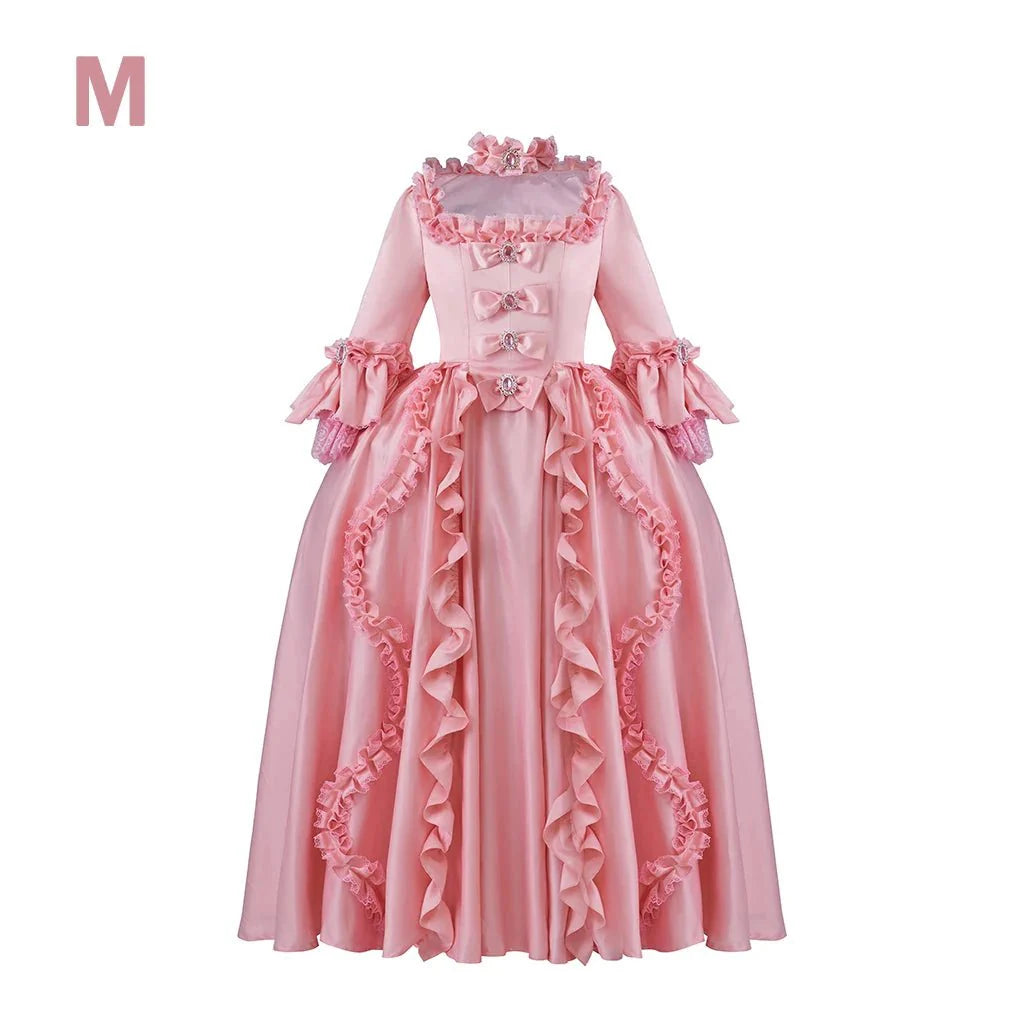 Pink Marie Antoinette Rococo Gown Dress | Victorian 18th Century Wedding Dress - Cosplay & Historical Costume - Coscosmos