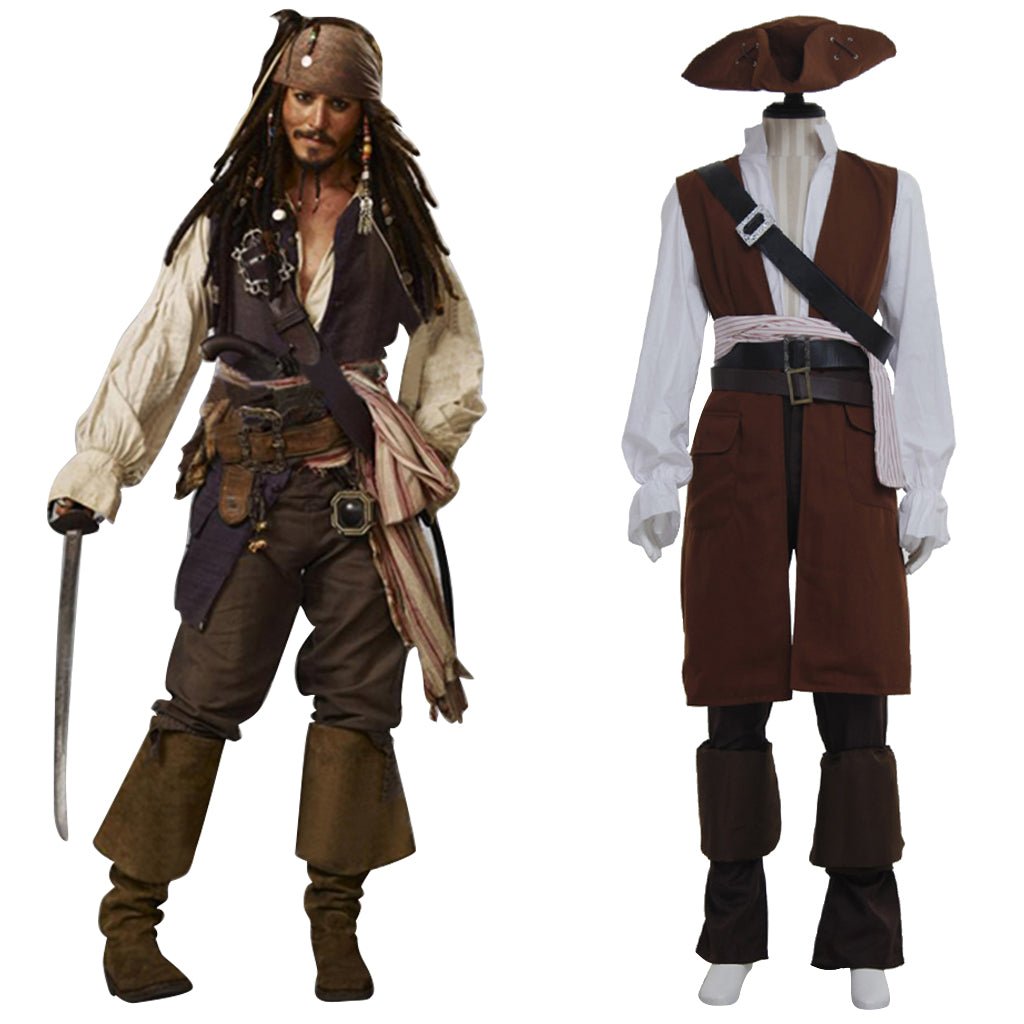 Pirates of the Caribbean Cosplay Costume for Adults - Coscosmos