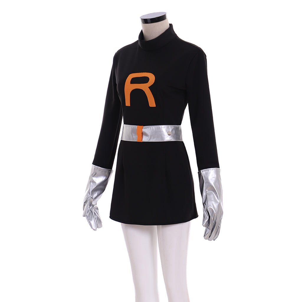 PM Team Rocket Grunt Male Cosplay Costume - Authentic A Edition Team Rocket Uniform - Coscosmos