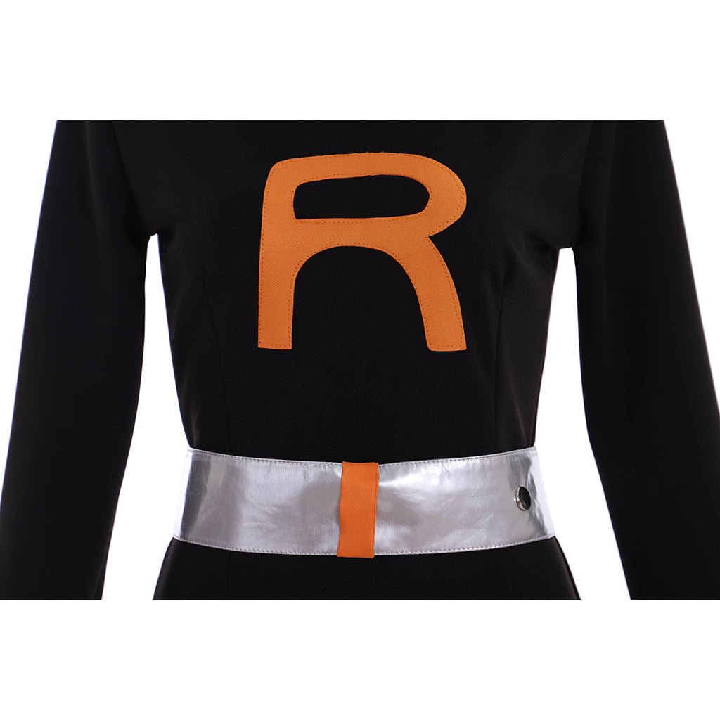 PM Team Rocket Grunt Male Cosplay Costume - Authentic A Edition Team Rocket Uniform - Coscosmos