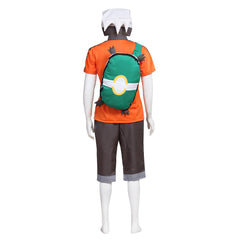 Pokemon Brendan Cosplay Costume Outfit - Coscosmos