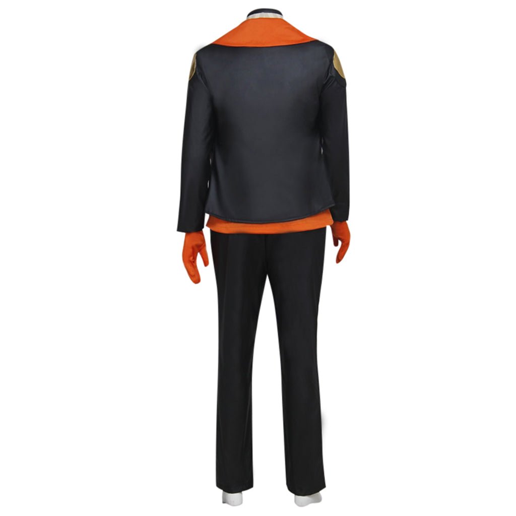 Halloweez Pokemon Go Team Spark Black Leather Jacket Cosplay Costume - Halloweez