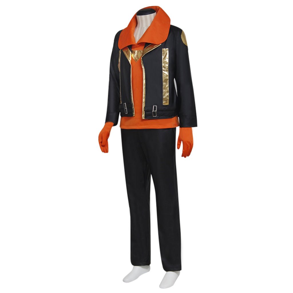 Halloweez Pokemon Go Team Spark Black Leather Jacket Cosplay Costume - Halloweez