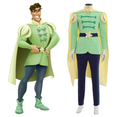 Prince Naveen Cosplay Costume | The Princess and the Frog Outfit for Adult Men | Disney Series - Coscosmos