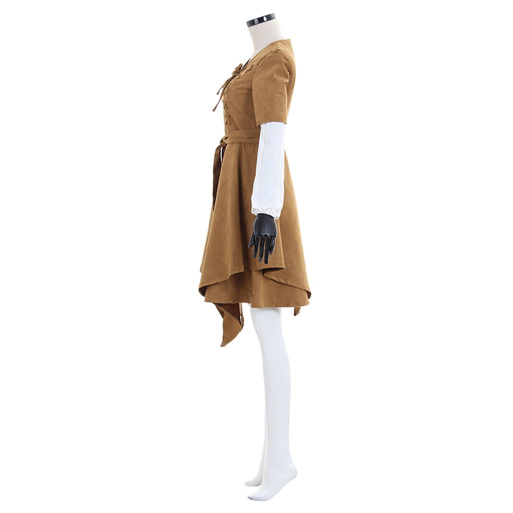 Princess Leia Endor Cosplay Dress | Star Wars Return of the Jedi Medieval Costume | Coscomos - Coscosmos