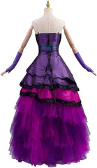 Halloweez Gothic Ball Gown Women's Purple Cosplay Dress - Movie Inspired Fantasy Evening Wear - Halloweez