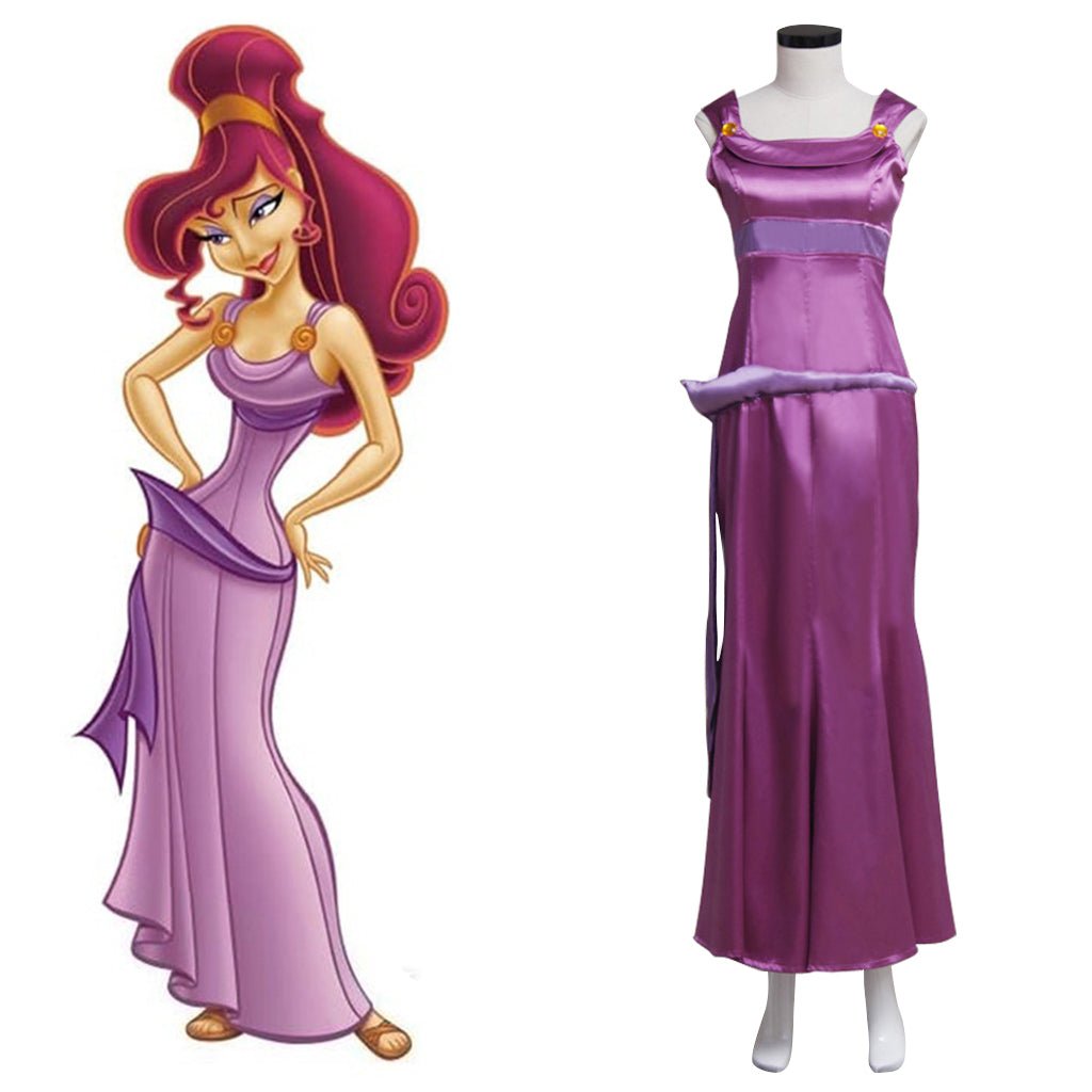 Princess Megara Cosplay Costume Party Dress | Customized Disney Costume - Coscosmos