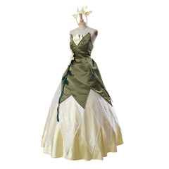 Princess Tiana Cosplay Costume Dress for Adult | Disney Series Cosplay Outfit - Coscosmos