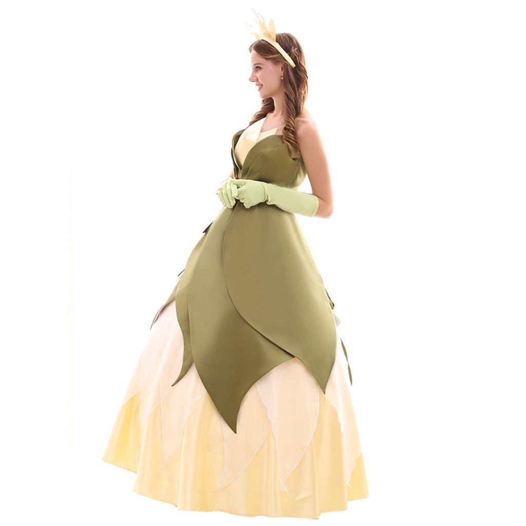 Princess Tiana Cosplay Costume Series | Elegant Dresses for Cosplay, Parties, and Halloween - Coscosmos