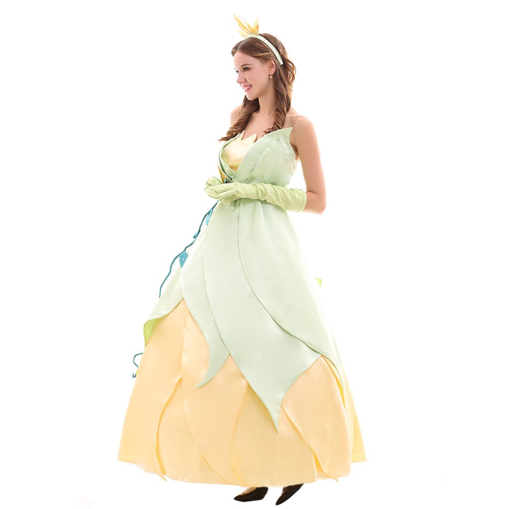 Princess Tiana Cosplay Costume Series | Elegant Dresses for Cosplay, Parties, and Halloween - Coscosmos