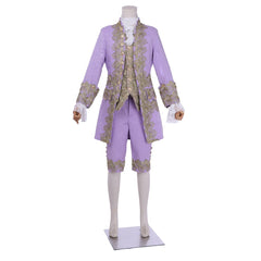 Purple 18th Century Rococo Men's Costume - Marie Antoinette Inspired | Coscomos Medieval Series - Coscosmos