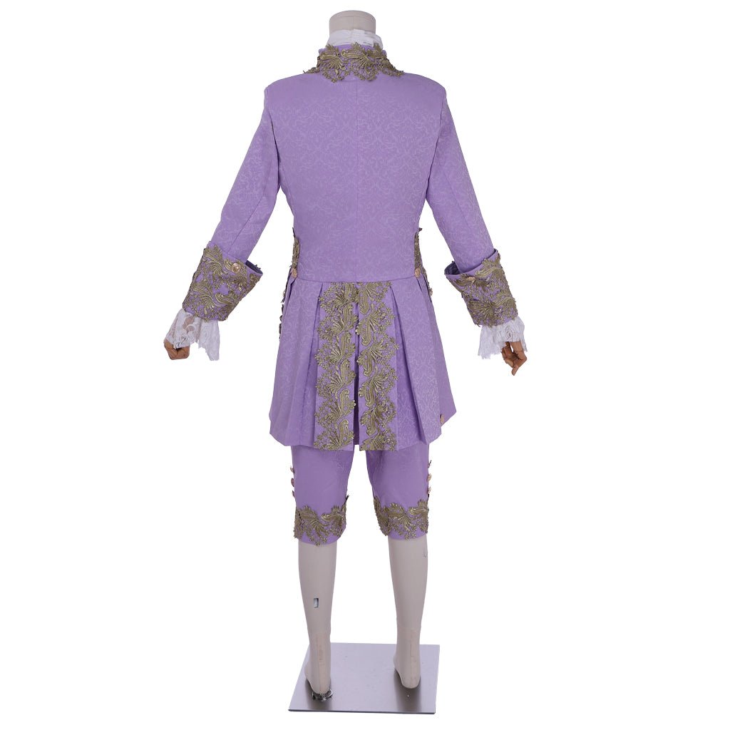 Purple 18th Century Rococo Men's Costume - Marie Antoinette Inspired | Coscomos Medieval Series - Coscosmos