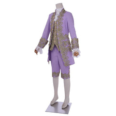 Purple 18th Century Rococo Men's Costume - Marie Antoinette Inspired | Coscomos Medieval Series - Coscosmos