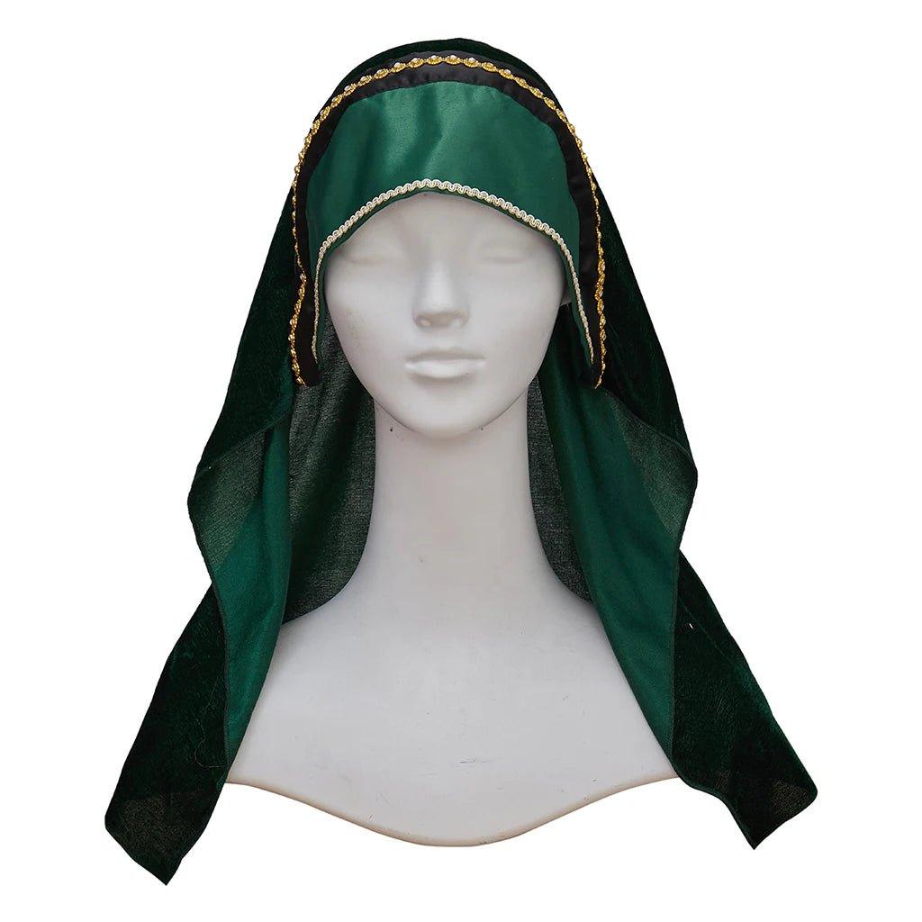 Queen Elizabeth Tudor Green Cosplay Costume - Inspired Dress L321 - Coscosmos