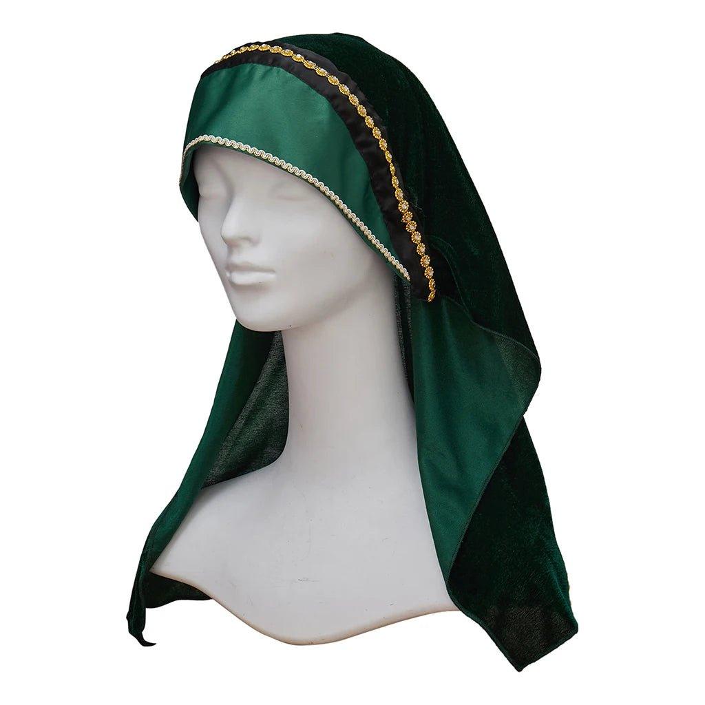 Queen Elizabeth Tudor Green Cosplay Costume - Inspired Dress L321 - Coscosmos