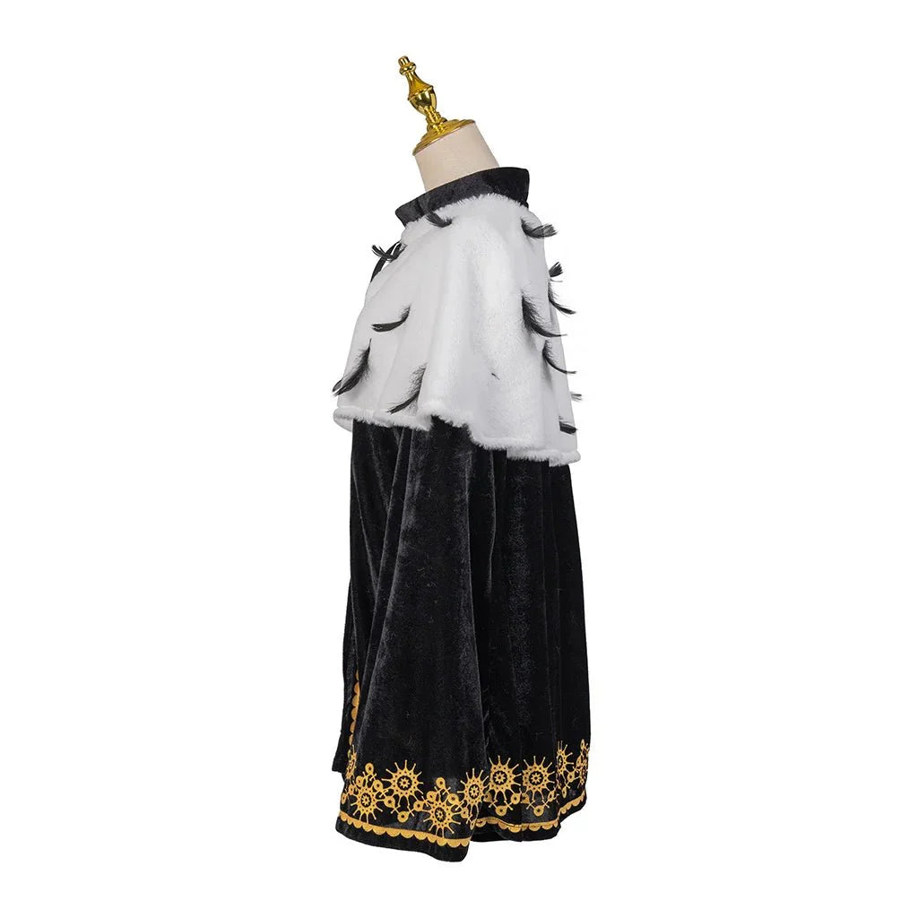 Regal King Prince Cosplay Cape - Luxurious Mid - Length Cloak for Halloween & Carnival - Coscosmos