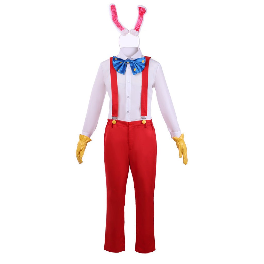 Roger Rabbit Cosplay Costume Adult - Funny Cartoon Rabbit Outfit - Coscosmos