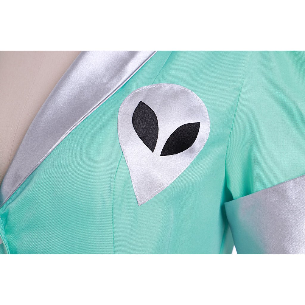 Roswell Crashdown Cafe Waitress Cosplay Costume | Liz Parker Maid Dress | Halloween Alien Uniform - Coscosmos