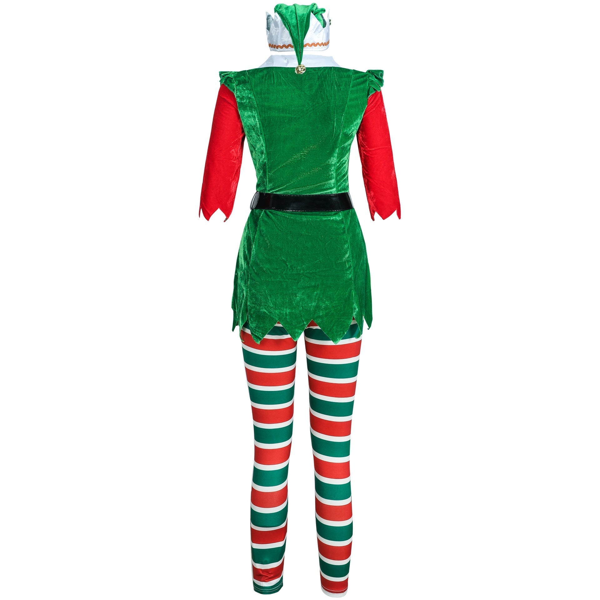 Halloweez Striped Christmas Pants - Long Sleeves 2023 New European Style Holiday Outfit - Halloweez
