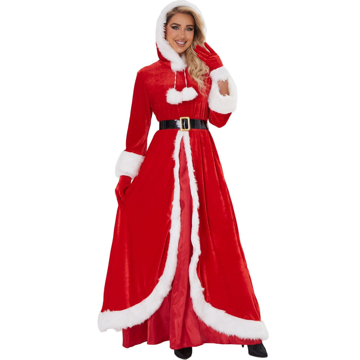 Elegant Christmas Clothing: Long Dresses for the Holiday Queen at Halloweez - Halloweez