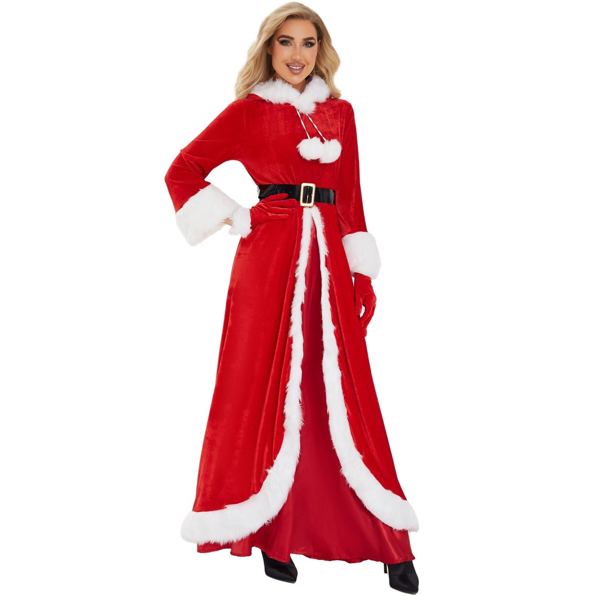 Elegant Christmas Clothing: Long Dresses for the Holiday Queen at Halloweez - Halloweez