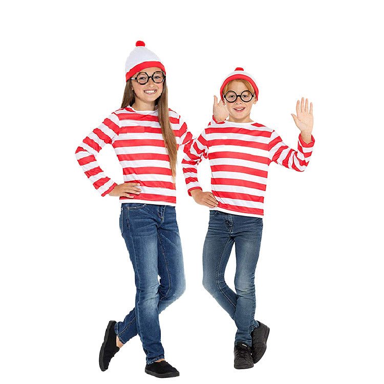 Halloweez British Anime Smart Wally Costume Set for Couples, Perfect for Christmas Cosplay - Halloweez