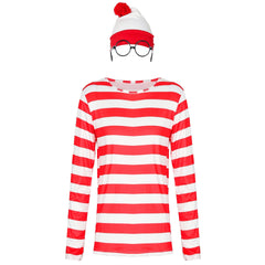Halloweez British Anime Smart Wally Costume Set for Couples, Perfect for Christmas Cosplay - Halloweez