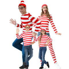 Halloweez British Anime Smart Wally Costume Set for Couples, Perfect for Christmas Cosplay - Halloweez