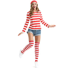 Halloweez British Anime Smart Wally Costume Set for Couples, Perfect for Christmas Cosplay - Halloweez