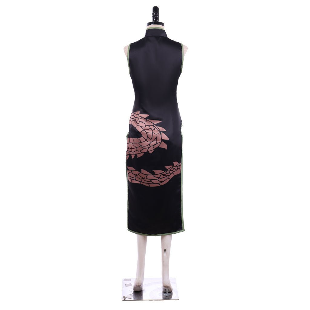 Shaman King Tao Jun Black Cheongsam Cosplay Costume - Coscosmos